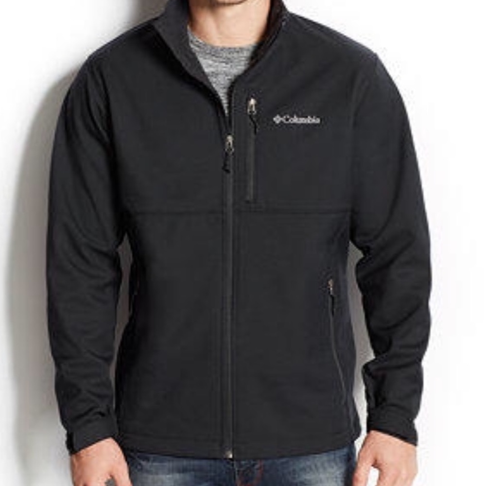 💕Columbia men’s soft shell long sleeve PFG jacket